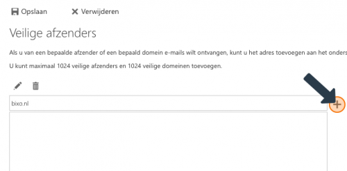 Outlook hotmail - voeg domein toe aan veilge afzenders